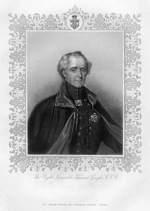 Framed Print : The Right Honourable Viscount Gough, 19th century. Artist: J Jackson Framed Print : The Right Honourable Viscount Gough, 19th century. Artist: J Jackson