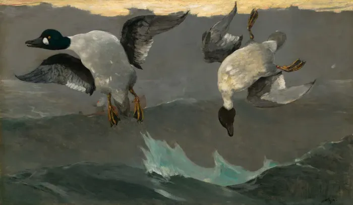 Framed Print : Right and Left, 1909. Creator: Winslow Homer Framed Print : Right and Left, 1909. Creator: Winslow Homer
