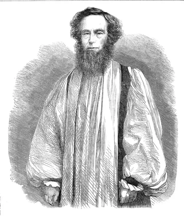 Framed Print : The Right Rev. Dr Bromby, the new Bishop of Tasmania, 1864. Creator: Unknown Framed Print : The Right Rev. Dr Bromby, the new Bishop of Tasmania, 1864. Creator: Unknown