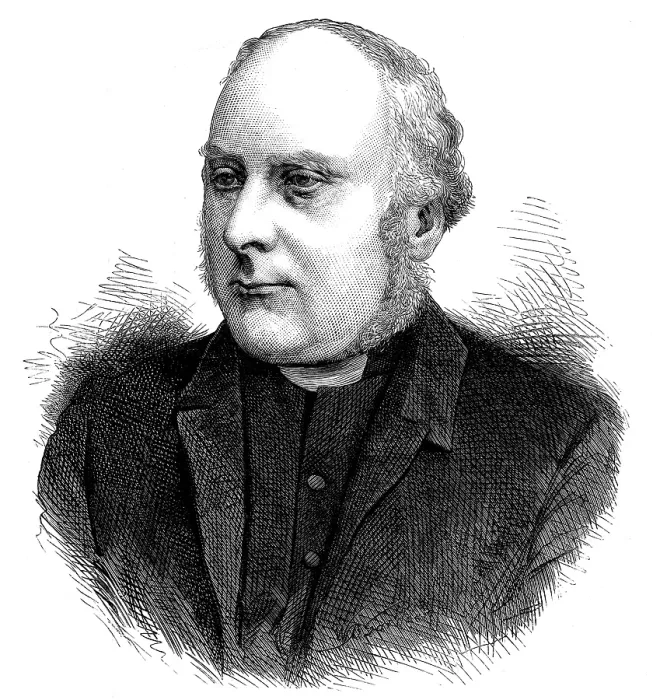 Framed Print : The Right Rev. J. R. Woodford, D.D. the new Bishop of Ely, 1873. Creator: Unknown Framed Print : The Right Rev. J. R. Woodford, D.D. the new Bishop of Ely, 1873. Creator: Unknown