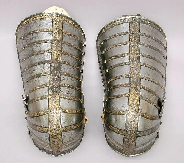 Right Thigh and Knee Defense (Cuisse and Poleyn) for the armour of Sir John Scudamore