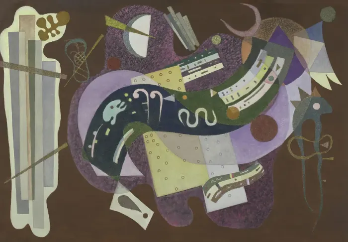 Framed Print : Rigid and Curved, 1935. Creator: Vassily Kandinsky Framed Print : Rigid and Curved, 1935. Creator: Vassily Kandinsky