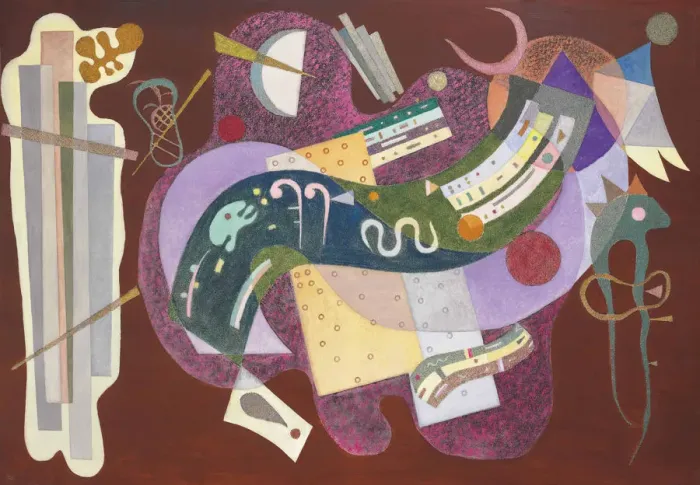 Framed Print : Rigide et courbe, 1935. Creator: Kandinsky, Wassily Vasilyevich (1866-1944) Framed Print : Rigide et courbe, 1935. Creator: Kandinsky, Wassily Vasilyevich (1866-1944)