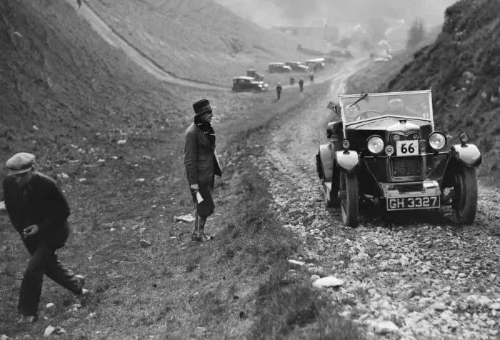 Framed Print : Riley of CJ Johannson competing in the MCC Sporting Trial, Litton Slack, Derbyshire, 1930 Framed Print : Riley of CJ Johannson competing in the MCC Sporting Trial, Litton Slack, Derbyshire, 1930