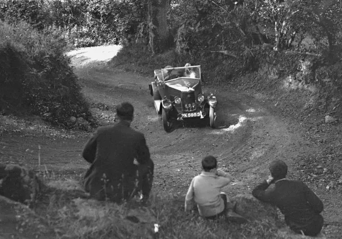 Framed Print : Riley of CJS Montague-Johnson, B&HMC Brighton-Beer Trial, Simms Hill, Ilsington, Devon, 1930 Framed Print : Riley of CJS Montague-Johnson, B&HMC Brighton-Beer Trial, Simms Hill, Ilsington, Devon, 1930