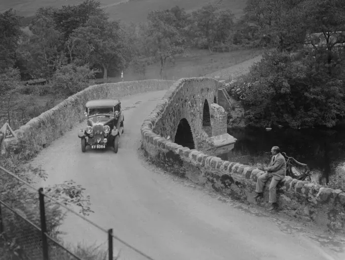 Framed Print : Riley competing in the RSAC Scottish Rally, 1930s. Artist: Bill Brunell Framed Print : Riley competing in the RSAC Scottish Rally, 1930s. Artist: Bill Brunell