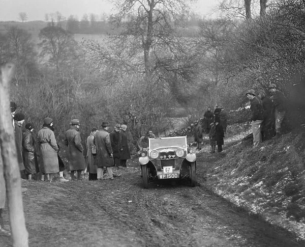 Riley Lynx of RC Player competing in the Sunbac Colmore Trial, Gloucestershire, 1933