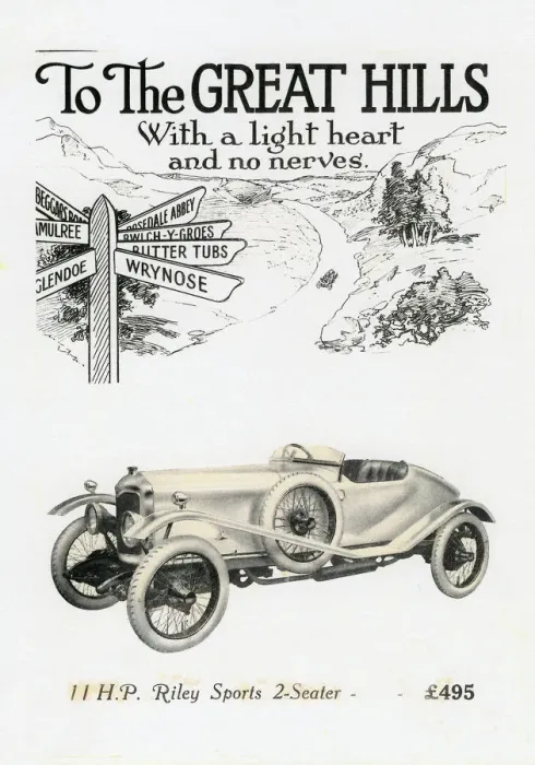 Framed Print : Riley MPH 2-Seater Sports, c1920s Framed Print : Riley MPH 2-Seater Sports, c1920s