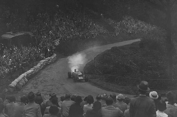 Riley Racing Six of Freddie Dixon competing in the Shelsley Walsh Hillclimb, Worcestershire, 1935