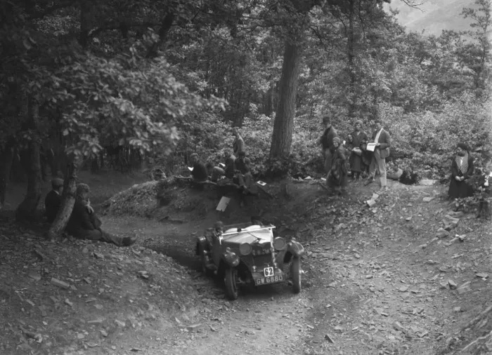 Framed Print : Riley taking part in a motoring trial, c1930s. Artist: Bill Brunell Framed Print : Riley taking part in a motoring trial, c1930s. Artist: Bill Brunell