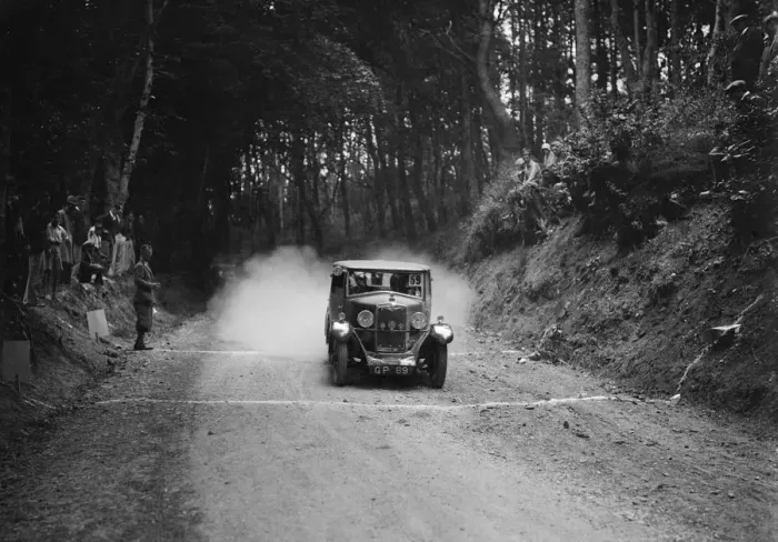 Framed Print : Riley taking part in a motoring trial, c1930s. Artist: Bill Brunell Framed Print : Riley taking part in a motoring trial, c1930s. Artist: Bill Brunell
