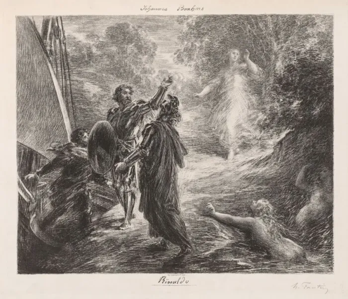 Framed Print : Rinaldo, 1878. Creator: Henri Fantin-Latour (French, 1836-1904) Framed Print : Rinaldo, 1878. Creator: Henri Fantin-Latour (French, 1836-1904)