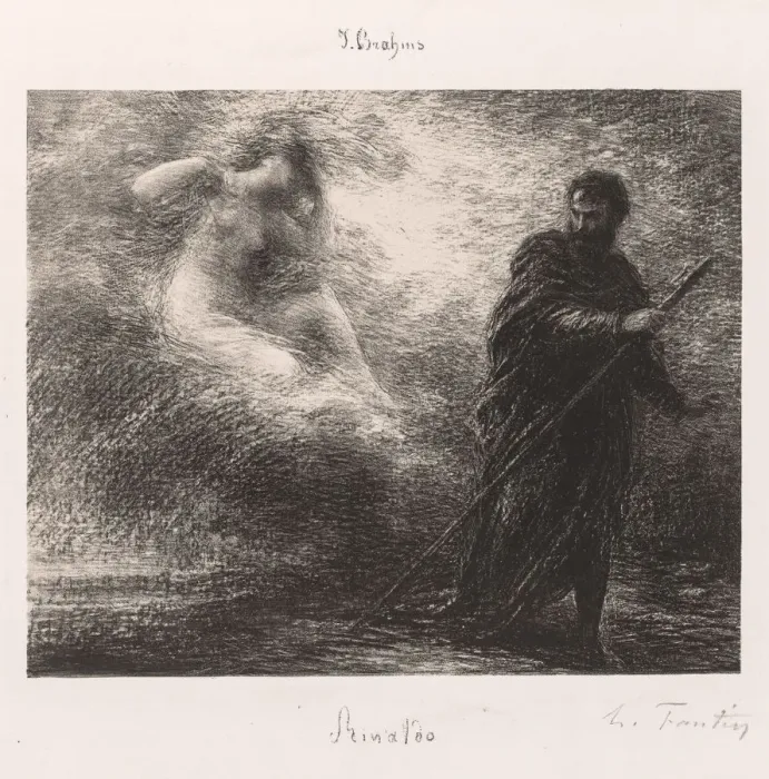 Framed Print : Rinaldo, 1881. Creator: Henri Fantin-Latour (French, 1836-1904) Framed Print : Rinaldo, 1881. Creator: Henri Fantin-Latour (French, 1836-1904)