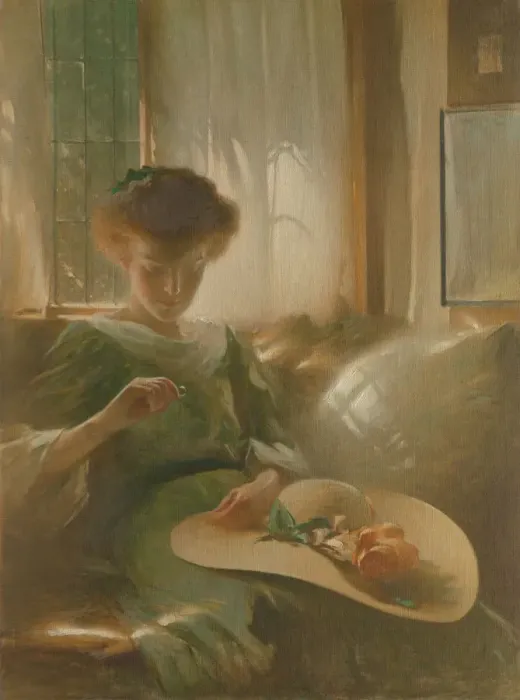 Framed Print : The Ring, 1911. Creator: John White Alexander Framed Print : The Ring, 1911. Creator: John White Alexander