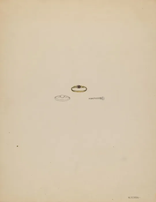 Framed Print : Ring, 1935 / 1942. Creator: Michael Fenga Framed Print : Ring, 1935 / 1942. Creator: Michael Fenga