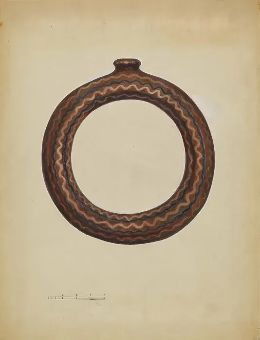 Framed Print : Ring Bottle, c. 1936. Creator: John Dana Framed Print : Ring Bottle, c. 1936. Creator: John Dana