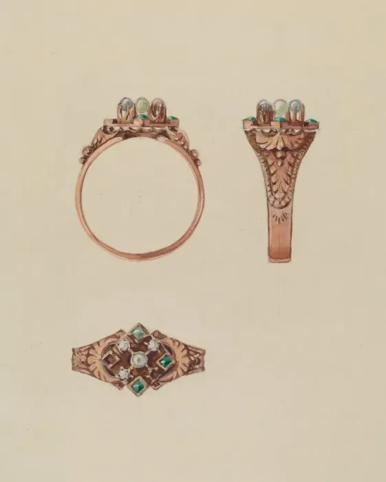 Framed Print : Ring, c. 1936. Creator: Kurt Melzer Framed Print : Ring, c. 1936. Creator: Kurt Melzer