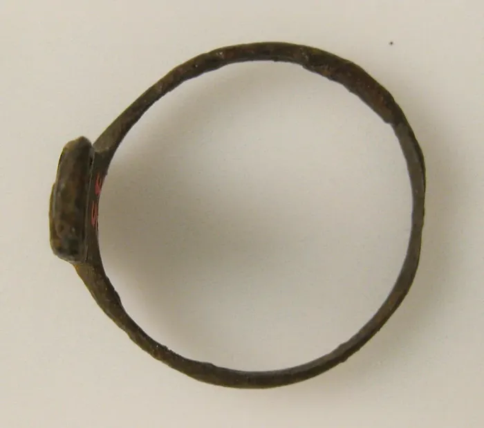 Framed Print : Ring, Coptic, 4th century. Creator: Unknown Framed Print : Ring, Coptic, 4th century. Creator: Unknown