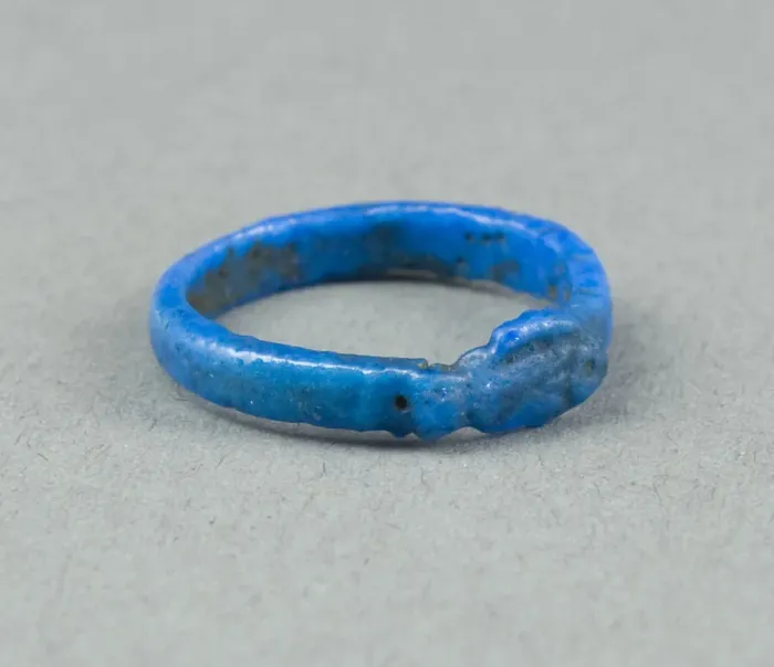 Framed Print : Ring: Figure of a Fish, Egypt, New Kingdom, Dynasty 18 (about 1390 BCE). Creator: Unknown Framed Print : Ring: Figure of a Fish, Egypt, New Kingdom, Dynasty 18 (about 1390 BCE). Creator: Unknown