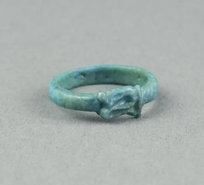 Framed Print : Ring: Figure of Serpent Uto (?), Egypt, New Kingdom, Dynasty 18 (about 1390 BCE) Framed Print : Ring: Figure of Serpent Uto (?), Egypt, New Kingdom, Dynasty 18 (about 1390 BCE)