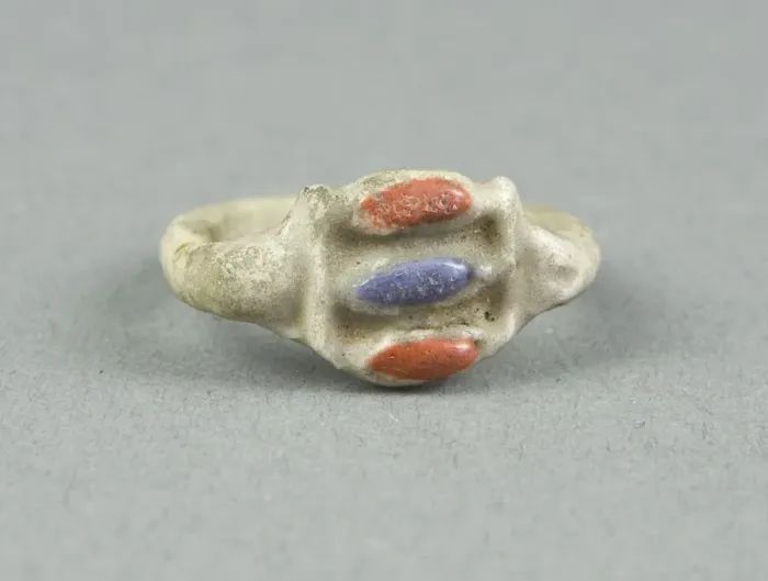 Framed Print : Ring with Inlaid Openwork Bezel, Egypt, New Kingdom, Dynasty 18 (about 1350 BCE) Framed Print : Ring with Inlaid Openwork Bezel, Egypt, New Kingdom, Dynasty 18 (about 1350 BCE)