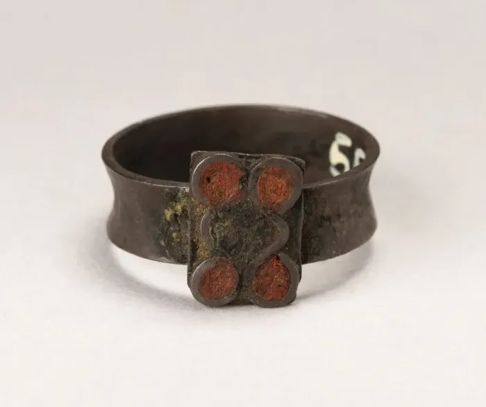 Framed Print : Ring with Inlay, Late 15th / 16th century. Creator: Unknown Framed Print : Ring with Inlay, Late 15th / 16th century. Creator: Unknown