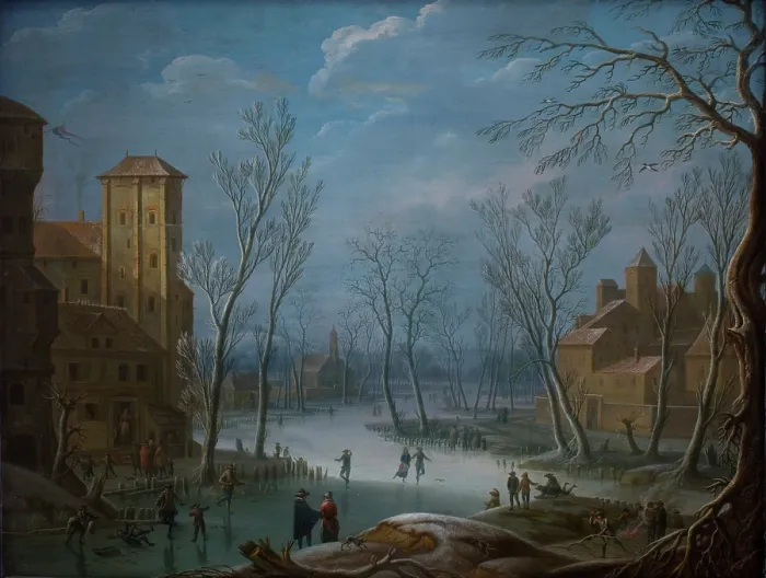 Framed Print : Rink, c1730. Creator: Unknown Framed Print : Rink, c1730. Creator: Unknown
