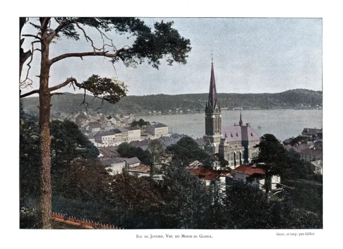 Framed Print : Rio de Janeiro, Brazil, 19th century. Artist: Gillot Framed Print : Rio de Janeiro, Brazil, 19th century. Artist: Gillot