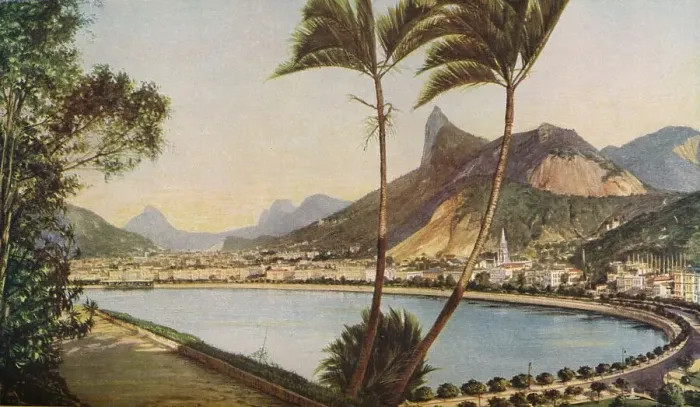 Framed Print : Rio de Janeiro, c1930s. Artist: ENA Framed Print : Rio de Janeiro, c1930s. Artist: ENA
