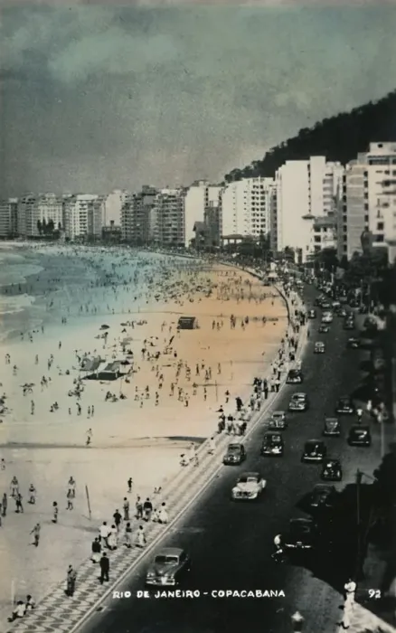 Framed Print : Rio de Janeiro - Copacabana, c1950s. Creator: Unknown Framed Print : Rio de Janeiro - Copacabana, c1950s. Creator: Unknown