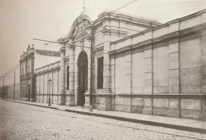 Framed Print : Rio Police: Entrance to the House of Correction, 1914 Framed Print : Rio Police: Entrance to the House of Correction, 1914
