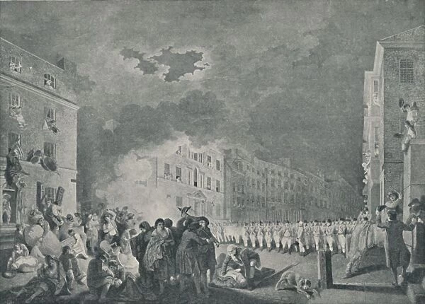 The Riot in Broad Street, June 7th, 1780, (1920). Artist: James Heath