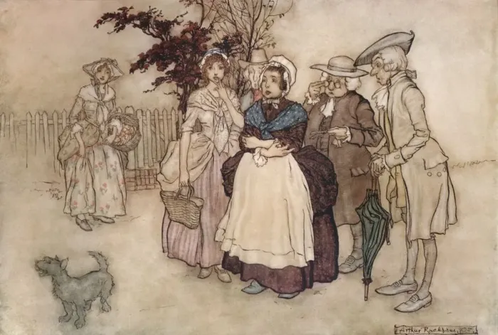 Framed Print : Rip Van Winkle, 1907. Artist: Arthur Rackham Framed Print : Rip Van Winkle, 1907. Artist: Arthur Rackham