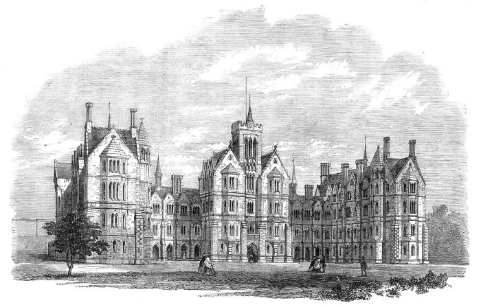 Framed Print : Ripley's Hospital, Lancaster, for orphans and destitute children, 1864. Creator: Unknown Framed Print : Ripley's Hospital, Lancaster, for orphans and destitute children, 1864. Creator: Unknown