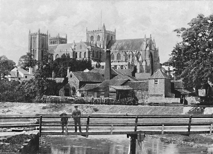 Framed Print : Ripon Minster, c1896. Artist: C Watson