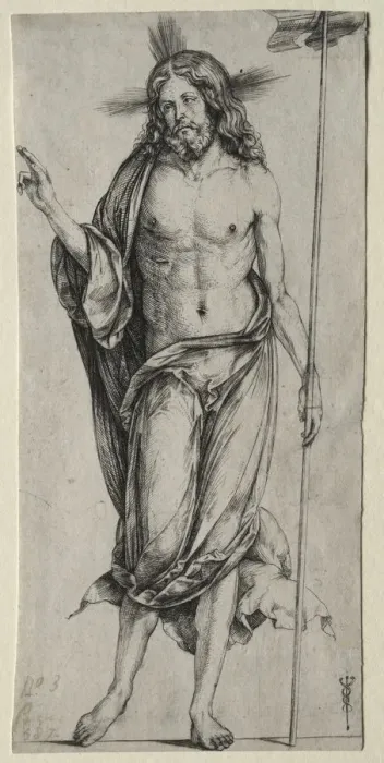 Framed Print : The Risen Christ, c. 1503-1504. Creator: Jacopo de Barbari (Italian, 1440 / 50-before 1515) Framed Print : The Risen Christ, c. 1503-1504. Creator: Jacopo de Barbari (Italian, 1440 / 50-before 1515)