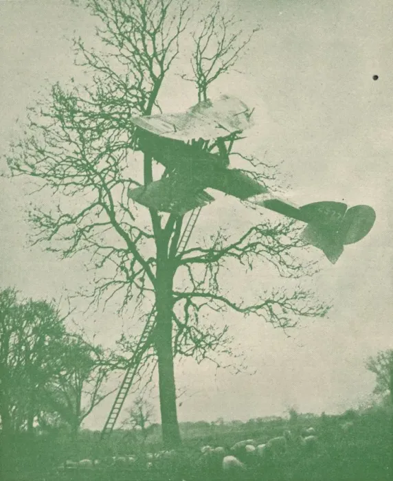 Framed Print : The risks of night flying, c1918 (1919) Framed Print : The risks of night flying, c1918 (1919)