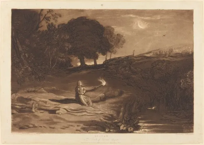 Framed Print : Rispah, published 1812. Creator: JMW Turner Framed Print : Rispah, published 1812. Creator: JMW Turner