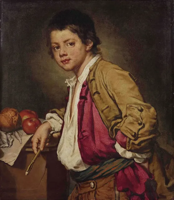 Framed Print : Ritratto di giovane pittore (Portrait of a young painter), c1732. Creator: Fra Galgario (Giuseppe Vittore Ghislandi) (1655-1743) Framed Print : Ritratto di giovane pittore (Portrait of a young painter), c1732. Creator: Fra Galgario (Giuseppe Vittore Ghislandi) (1655-1743)
