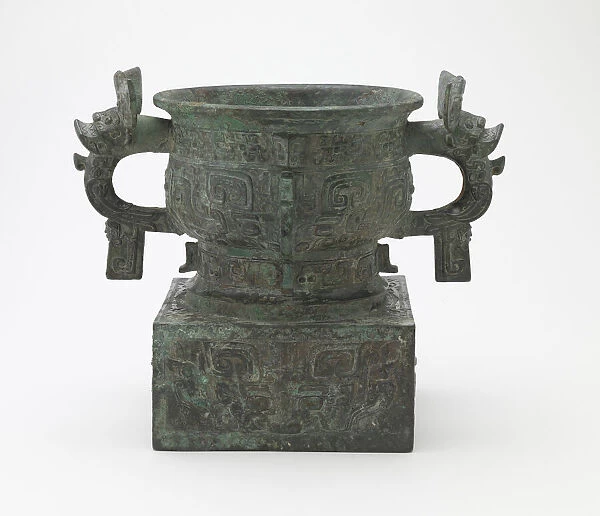 Ritual grain server (gui) with square... Early Western Zhou dynasty, c