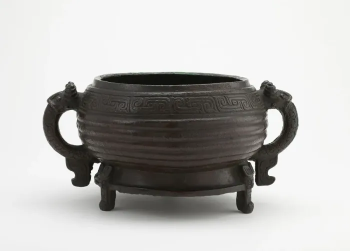 Framed Print : Ritual grain server (gui), Western Zhou dynasty, 9th-8th century BCE. Creator: Unknown Framed Print : Ritual grain server (gui), Western Zhou dynasty, 9th-8th century BCE. Creator: Unknown