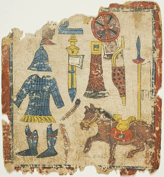 Ritual Objects, from a Set of Initiation Cards (Tsakali), 14th  /  15th century