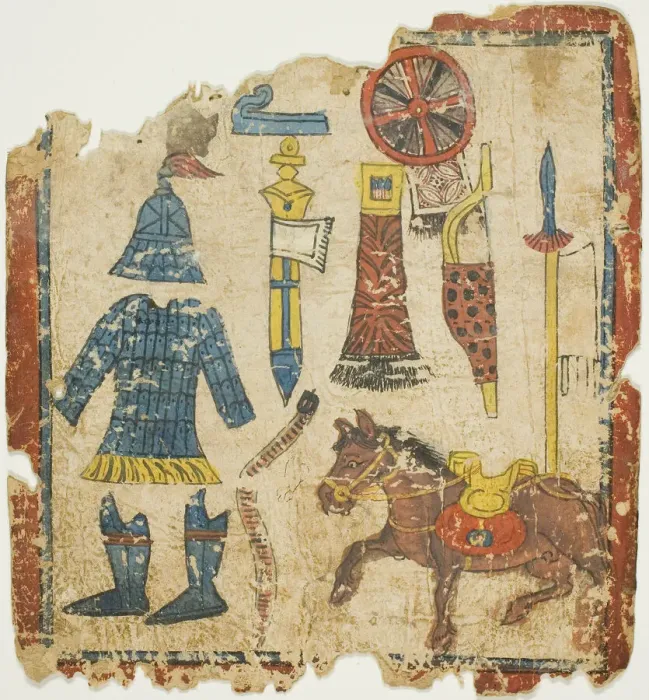 Framed Print : Ritual Objects, from a Set of Initiation Cards (Tsakali), 14th / 15th century Framed Print : Ritual Objects, from a Set of Initiation Cards (Tsakali), 14th / 15th century