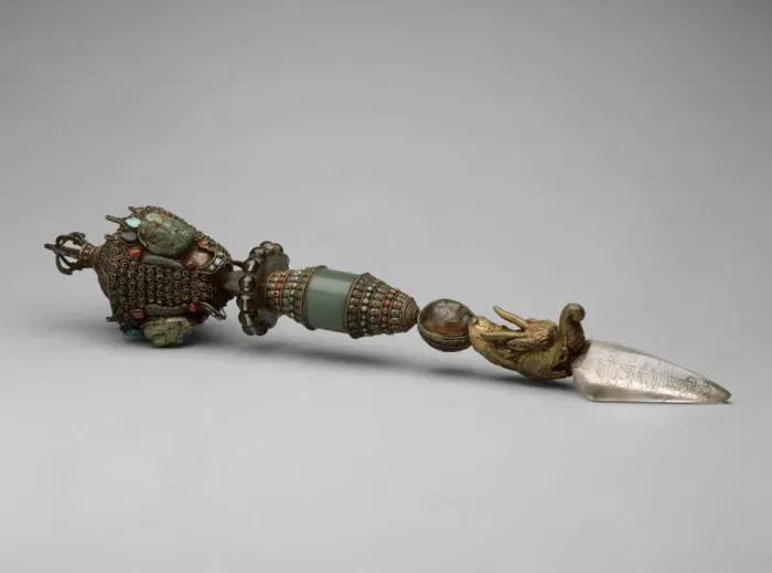 Framed Print : Ritual Peg (phurbu), 17th century. Creator: Unknown Framed Print : Ritual Peg (phurbu), 17th century. Creator: Unknown