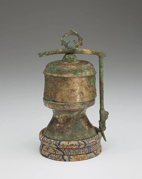 Ritual vessel with cover, Possibly Han dynasty, 206 BCE-220 CE. Creator: Unknown