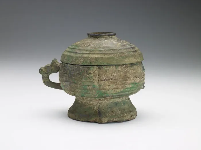 Framed Print : Ritual vessel (kuei) with cover, Eastern Zhou dynasty, 8th century BCE. Creator: Unknown Framed Print : Ritual vessel (kuei) with cover, Eastern Zhou dynasty, 8th century BCE. Creator: Unknown