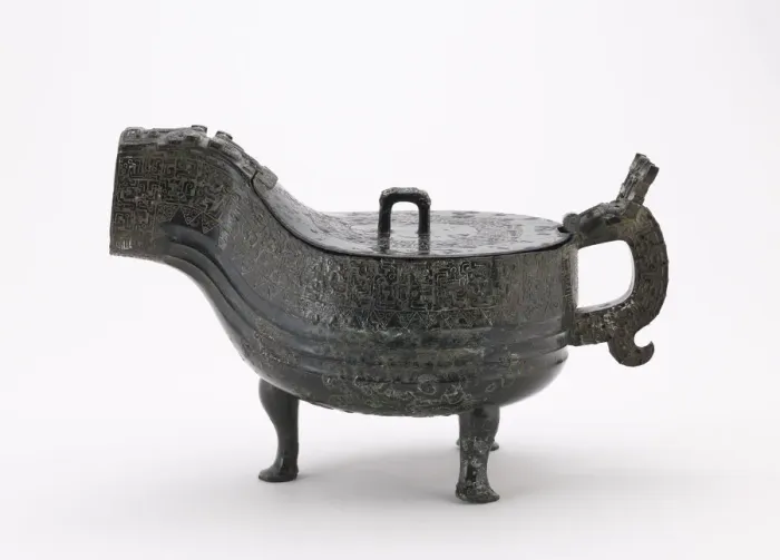 Framed Print : Ritual vessel (yi) with cover, Eastern Zhou dynasty, 6th century BCE. Creator: Unknown Framed Print : Ritual vessel (yi) with cover, Eastern Zhou dynasty, 6th century BCE. Creator: Unknown