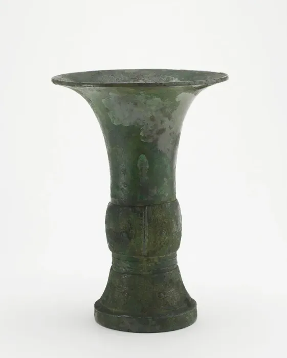 Framed Print : Ritual wine cup (gu), Late Shang dynasty, ca. 1200-1100 BCE. Creator: Unknown Framed Print : Ritual wine cup (gu), Late Shang dynasty, ca. 1200-1100 BCE. Creator: Unknown