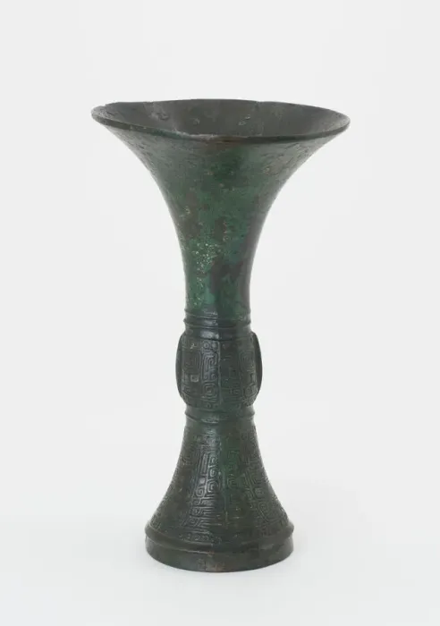 Framed Print : Ritual wine vessel (gu), Shang dynasty, ca. 12th century BCE. Creator: Unknown Framed Print : Ritual wine vessel (gu), Shang dynasty, ca. 12th century BCE. Creator: Unknown