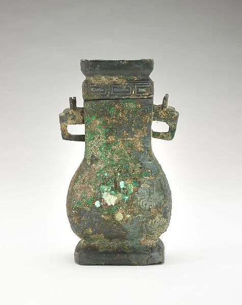 Ritual wine vessel (hu), Eastern Zhou dynasty, 8th century BCE. Creator: Unknown